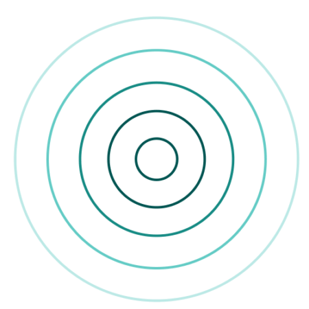 rippling circles