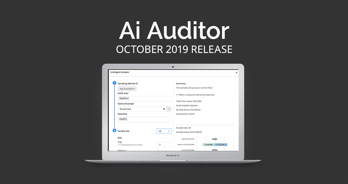 New Ai Auditor Release October 2019 Mindbridge New Ai Auditor Release October 2019 Mindbridge
