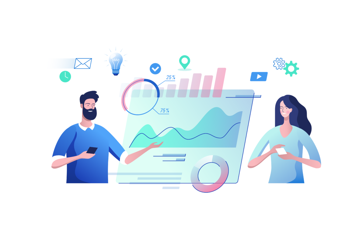 Two characters discuss the benefits of data analytics in light of ISA 315 revisions.