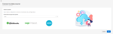 Xero connector screenshot