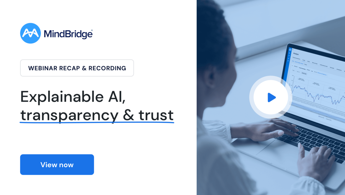 Explainable ai webinar recap. Includes demo of anomaly detection audit