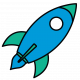 Rocket rocket illustration